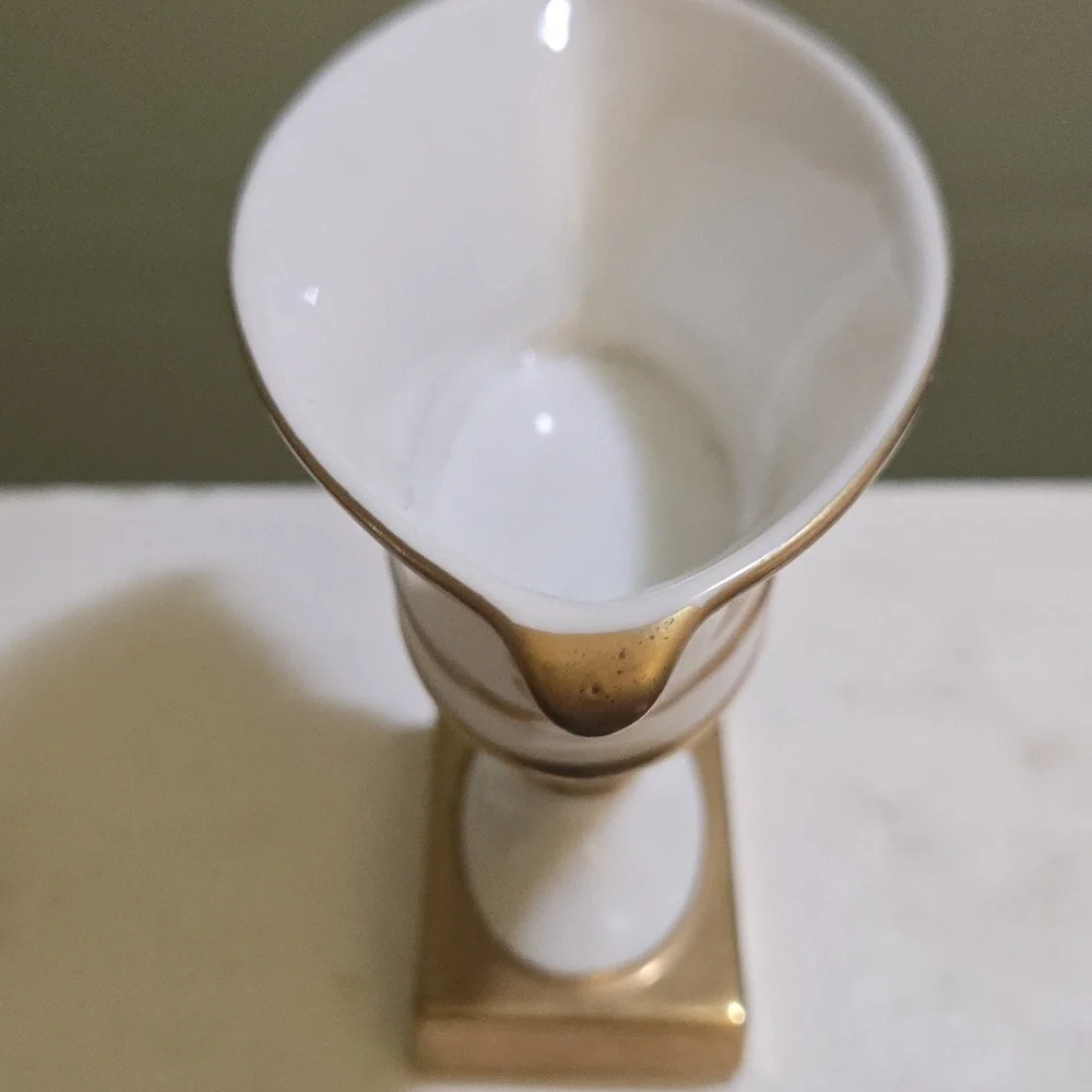 Vintage Gilt Porcelain / Footed Bowl.